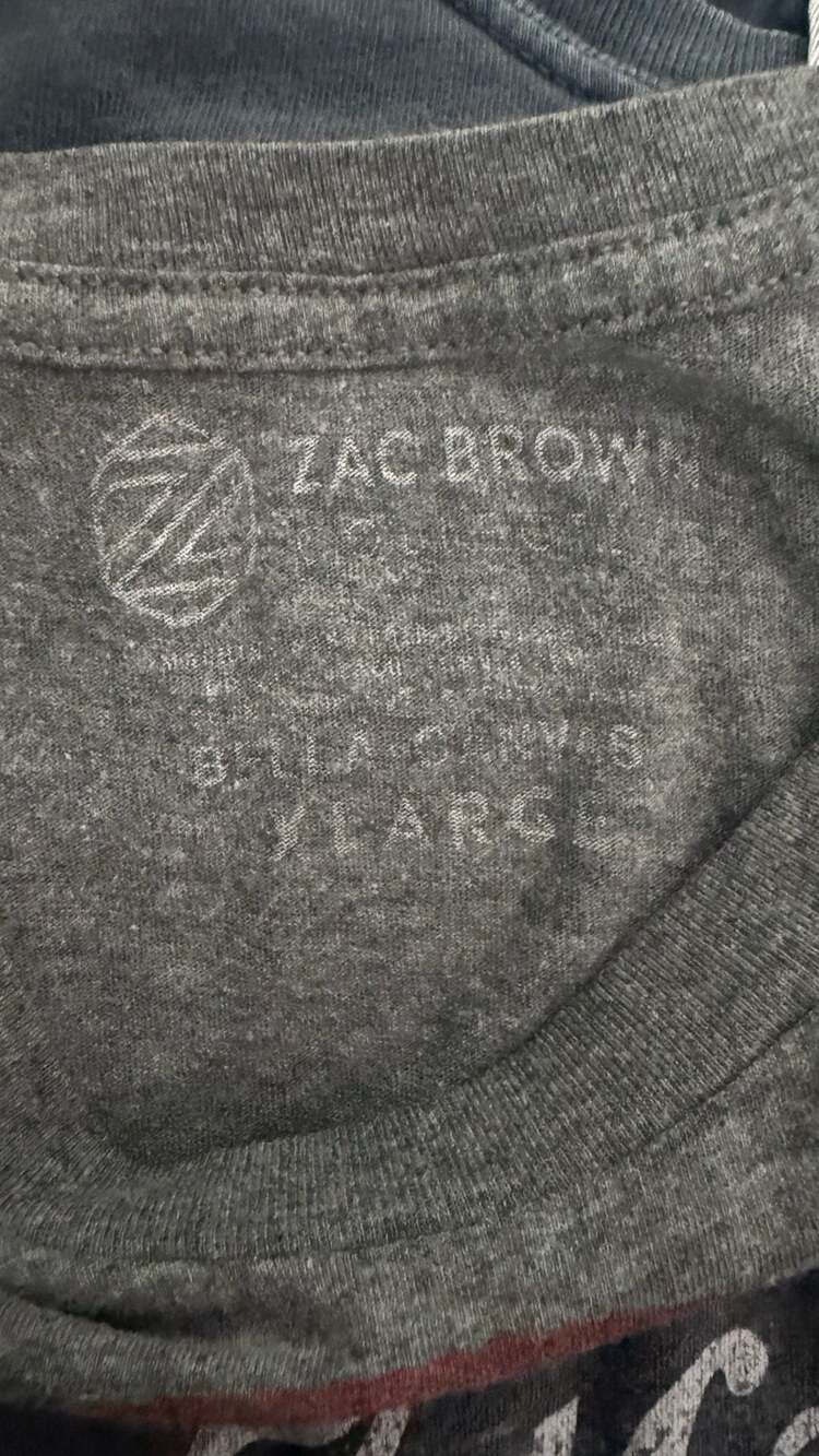 Zac Brown Band The Owl Tour 2019 Graphic T-Shirt Gray